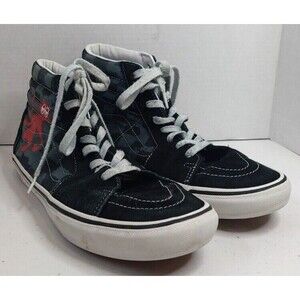 Vans Men's Size 11.5 Skate Sk8 Hi Krooked By Natas For Ray Barbee Skate Sneakers